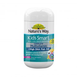 Nature‘s Way 佳思敏 儿童软糖DHA+维生素鱼油50粒 儿童补脑记忆力 – Mike 保健,美妆和个人护理商品