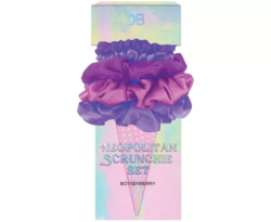 DB Cosmetics Neapolitan Scrunchie Set Boysenberry