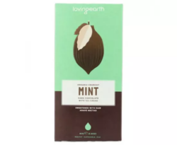 Loving Earth Organic Crunchy Mint Dark Chocolate 80g