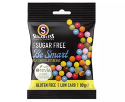 Sugarless Confectionery Be Smart Chocolate Beans 90g