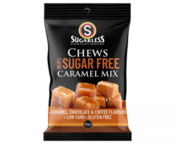 Sugarless Confectionery Caramel Mix Chews 70g