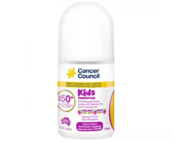Cancer Council Kids Roll On Sunscreen SPF50+ 75ml