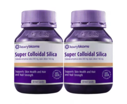Henry Blooms Super Colloidal Silica 120 capsules Twin Pack