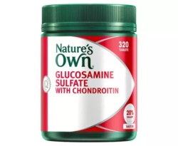 Nature’s Own Glucosamine Sulfate & Chondroitin 320 Tablets