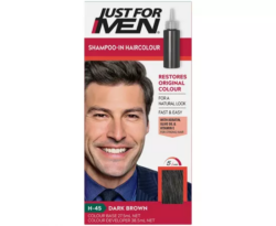 Just For Men Hair Colour H45 Dark Brown 1 Application