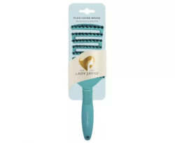 Lady Jayne Flexi Shine Detangling Brush Pastel Green
