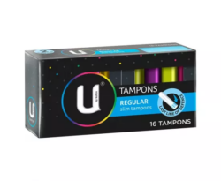 U by Kotex Slim Tampons Regular 16 Pack