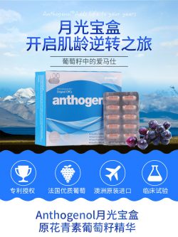 Anthogenol 月光宝盒 花青素葡萄籽精华 100粒 – Fujian Health & Beauty