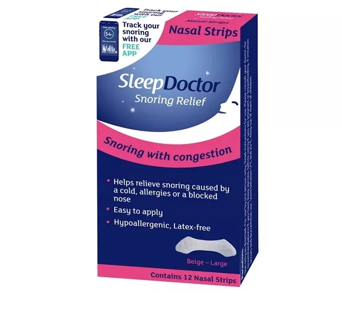 SleepDoctor Nasal Strips Large 12 Pack