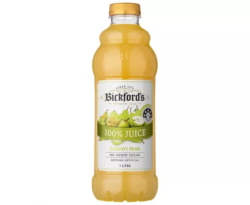 Bickford’s 100% Cloudy Pear Juice 1 Litre