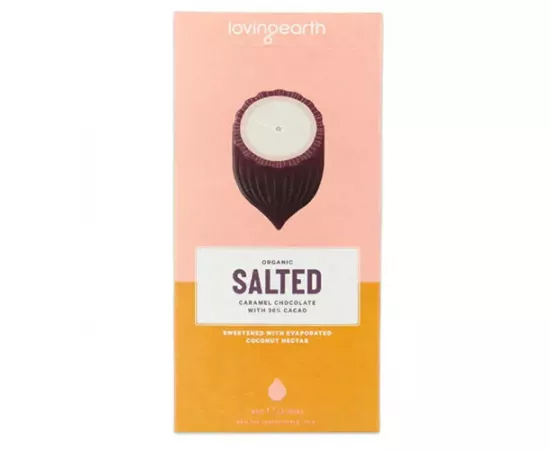 Loving Earth Organic Salted Caramel Chocolate 80g