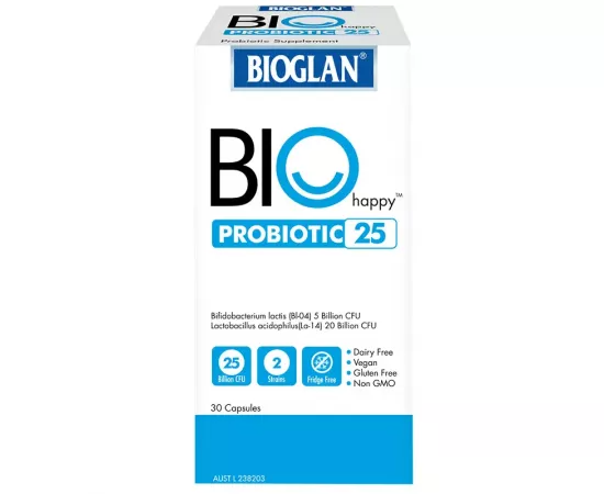 Bioglan Bio Happy Probiotic 25 Billion 30 Capsules