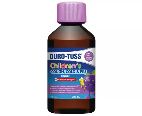 Duro-Tuss Children’s Cough, Cold & Flu Liquid 200ml