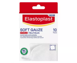 Elastoplast Soft gauze 7.5 x 7.5 cm 10 Pack