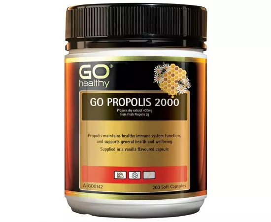 Go Healthy GO Propolis 2000mg 200 SoftGel Capsules