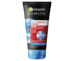 Garnier Pure Active Intensive Charcoal 3-in-1 Wash 150ml