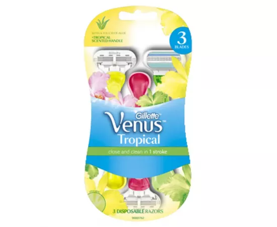 Gillette Venus Tropical Disposables Razor 3 Pack