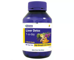 Henry Blooms Liver Detox 1-a-day 60 Vege Capsules