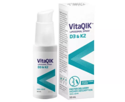 Henry Blooms VitaQIK Vitamin D3 & K2 Oral Spray 50ml