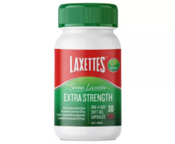 Laxettes Senna Laxative Strength One-A-Day Soft Gel 30 Capsules