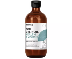 Melrose Cod Liver Oil Health & Vision 500ml