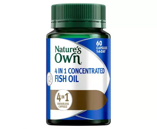 Nature’s Own 4 in 1 Concentrated Fish Oil 60 Capsules