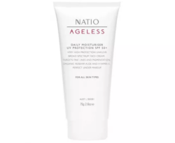Natio Ageless Daily Moisturiser UV Protection SPF 50+ 72g