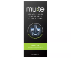 Mute Snoring Relief Medium 3 in a Pack (30 Night Supply)