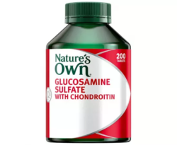 Nature’s Own Glucosamine Sulfate & Chondroitin 200 Tablets