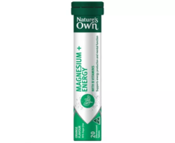 Nature’s Own Magnesium + Energy 20 Tablets