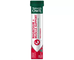 Nature’s Own Magnesium + Muscle Support 20 Tablets