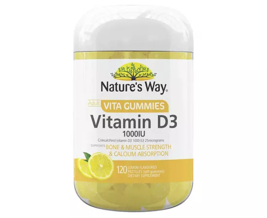 Nature’s Way Adult Vita Gummies Vitamin D3 1000IU 120 Pastilles