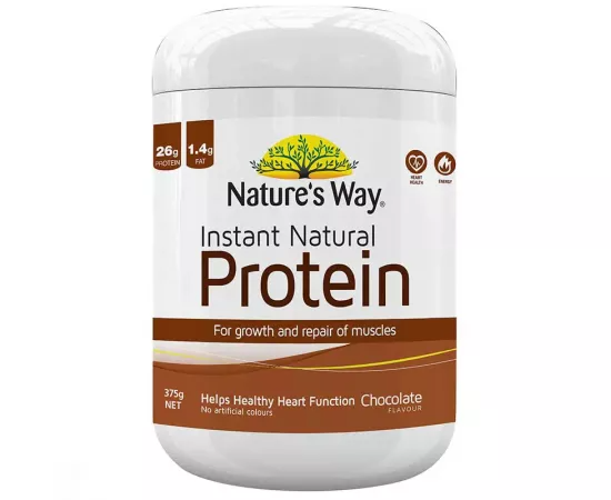Nature’s Way Instant Natural Protein Powder Chocolate 375g