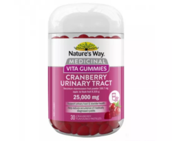 Nature’s Way Medicinal Vita Gummies Cranberry Urinary Tract 25,000mg 30 Pastilles