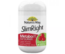Nature’s Way SlimRight Metabolift Triple Action Fat Burner 90 Tablets