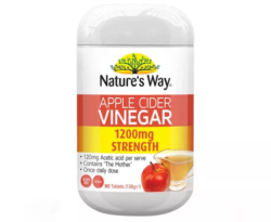 Nature’s Way Superfoods Apple Cider Vinegar Max 1200mg 90 Tablets
