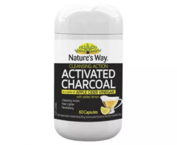 Nature’s Way SuperFoods Activated Charcoal Capsules 60 Capsules