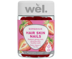 Nature’s Way Wel. Hair Skin Nail Gummies 60 Pack