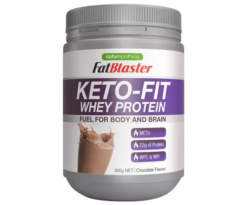 Naturopathica FatBlaster Keto-Fit Whey Protein Chocolate 300g