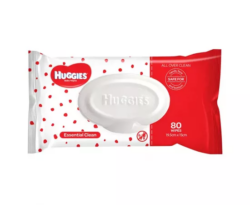 Huggies Essential Baby Wipes 80 Pack