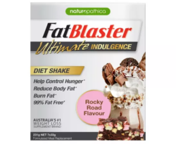 Naturopathica FatBlaster Ultimate Indulgence Diet Shake Rocky Road 7 x 33g