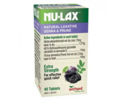 Nu-Lax Natural Laxative Senna & Prune 40 Tablets