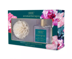 OM SHE Aromatherapy Diffuser Set – Energise