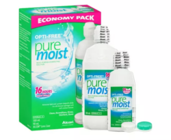 Opti-Free Pure Moist Contact Lens Solution Economy Pack