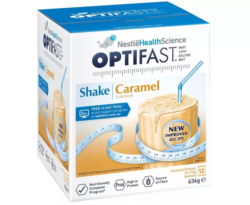 Optifast VLCD Shake Caramel 12 x 53g Sachets