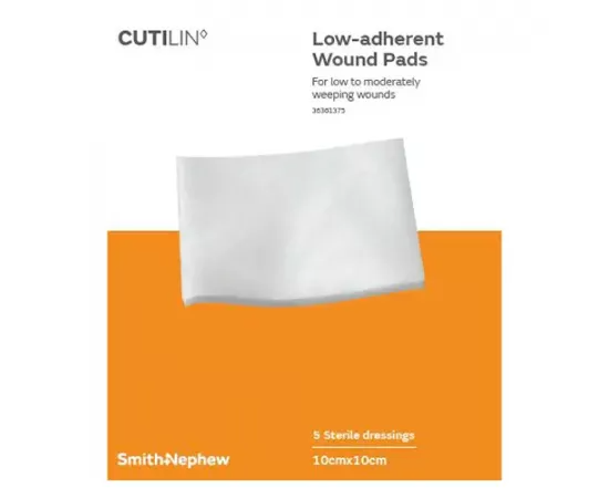 Smith & Nephew Cutilin Sterile 10cm x 10cm 5 Pack