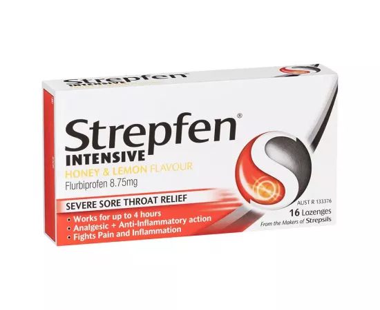 Strepfen Intensive Honey & Lemon 16 Lozenges
