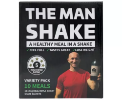 The Man Shake Variety 10 x 56g Sachets Pack