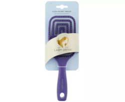 Lady Jayne Flexi Glide Brush Detangle & Smooth Purple Large