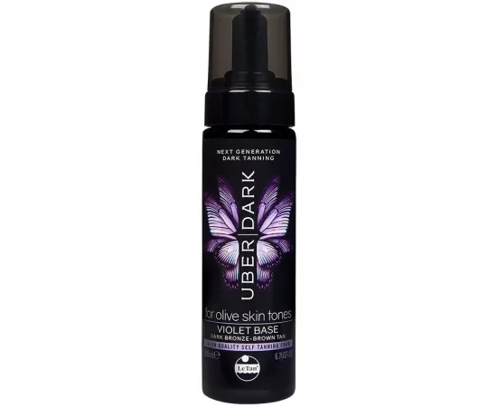 Le Tan Uber Dark Self Tanning Foam Violet Base 200ml